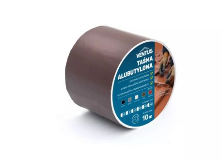 taśma dekarska alubutylowa - brąz 100mmx10m VENTUS